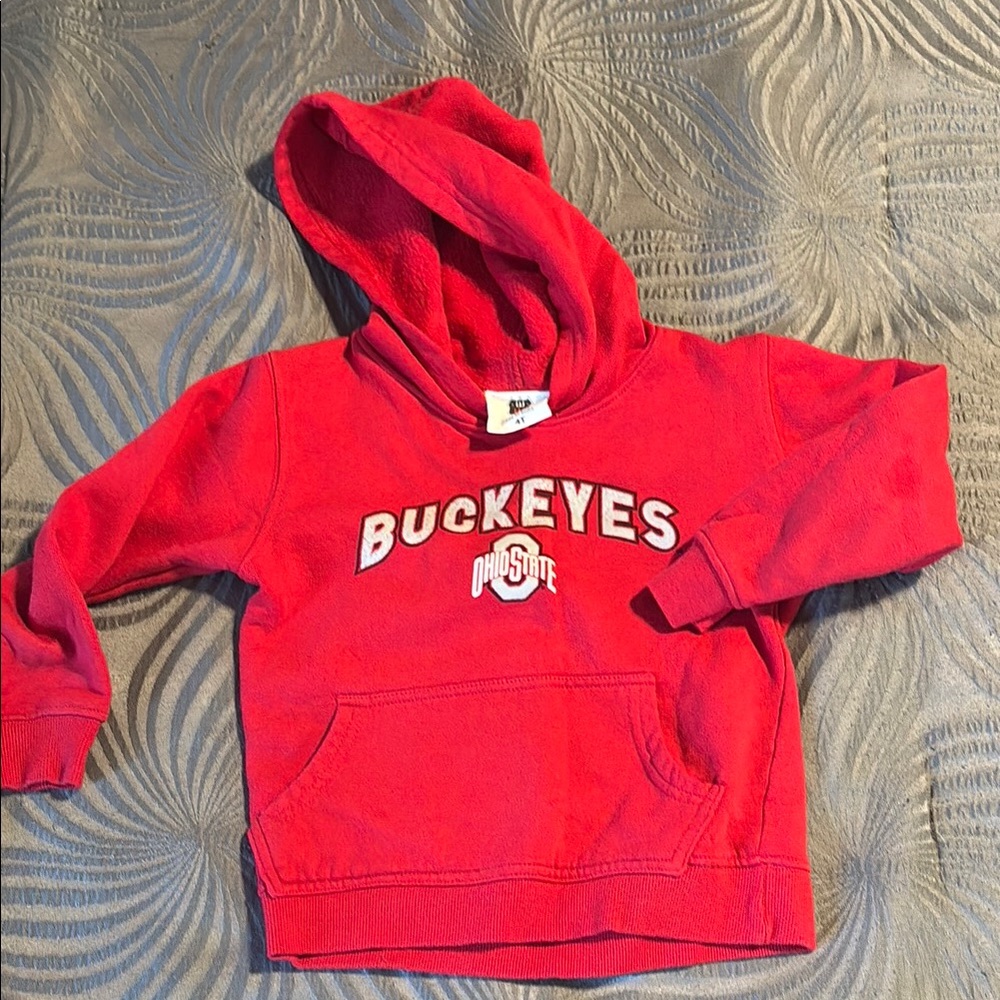 Ohio State Kids Red Hoodie